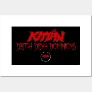 KMaN - Deth Dekk Dominions - RED Posters and Art